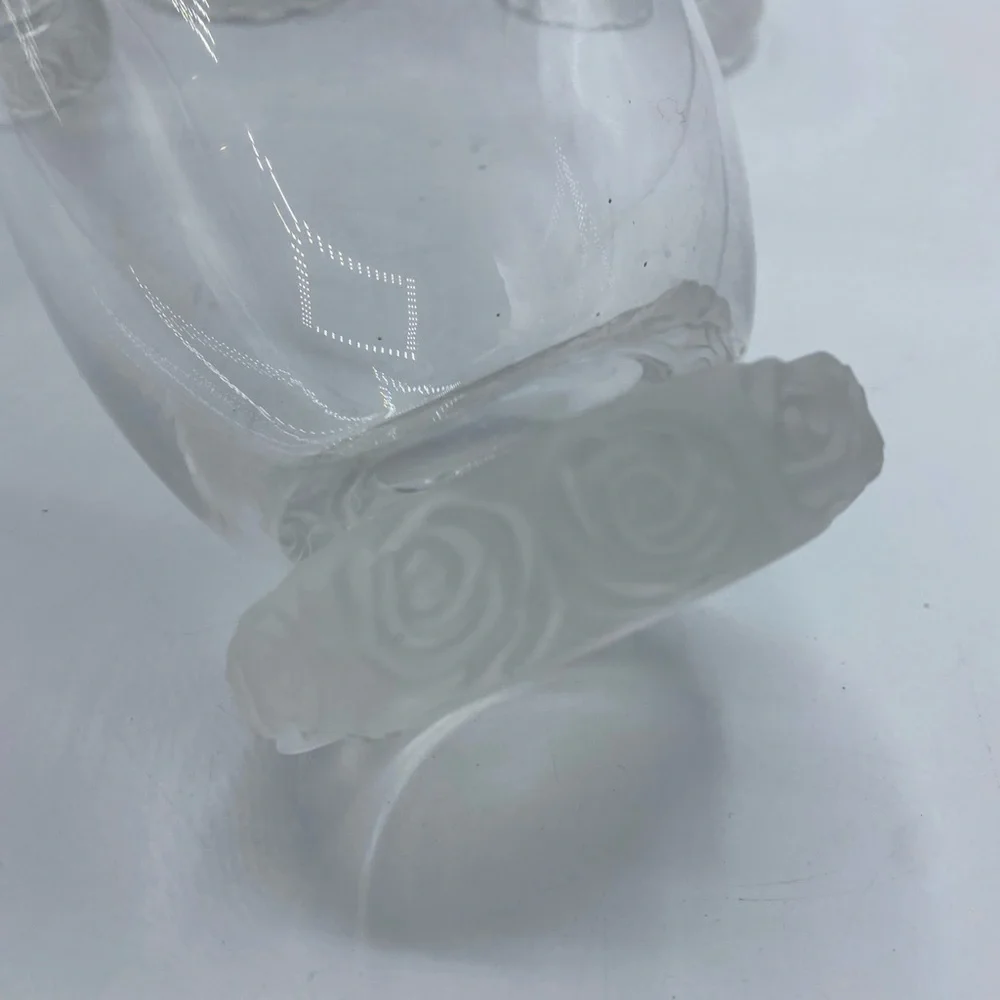 Rare Nachtmann Noblesse Crystal Highball Tumblers Set Of 4 Rose Detailed Base